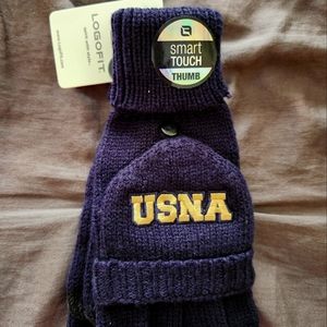 Logofit USNA Fingerless Gloves